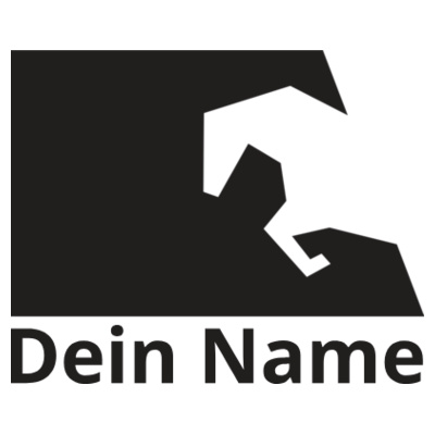 Brustdruck mit Namen - Round-T Heavy (180g/m²) Design