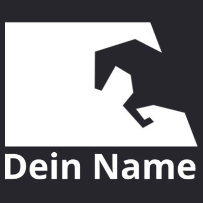 Brustdruck mit Namen - Men's Hoody Design